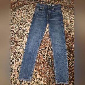 RE/DONE Originals Buttonfly Denim Jeans Size 26